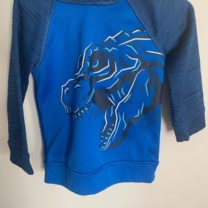 Jumping Beans Blue Dinosaur Long Sleeve Tee